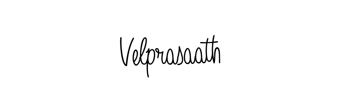 Create a beautiful signature design for name Velprasaath. With this signature (Angelique-Rose-font-FFP) fonts, you can make a handwritten signature for free. Velprasaath signature style 5 images and pictures png