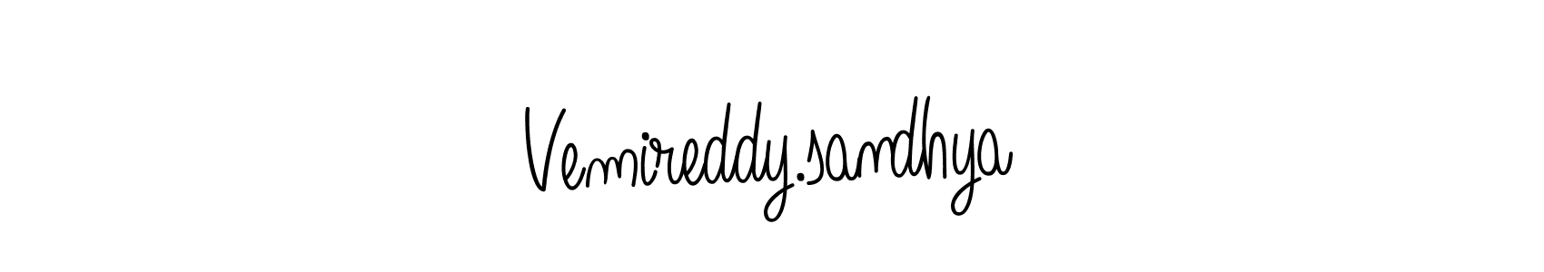 How to make Vemireddy.sandhya signature? Angelique-Rose-font-FFP is a professional autograph style. Create handwritten signature for Vemireddy.sandhya name. Vemireddy.sandhya signature style 5 images and pictures png