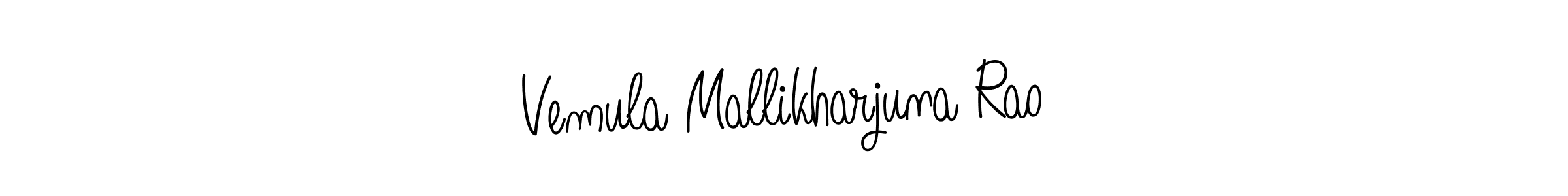 Make a beautiful signature design for name Vemula Mallikharjuna Rao. Use this online signature maker to create a handwritten signature for free. Vemula Mallikharjuna Rao signature style 5 images and pictures png