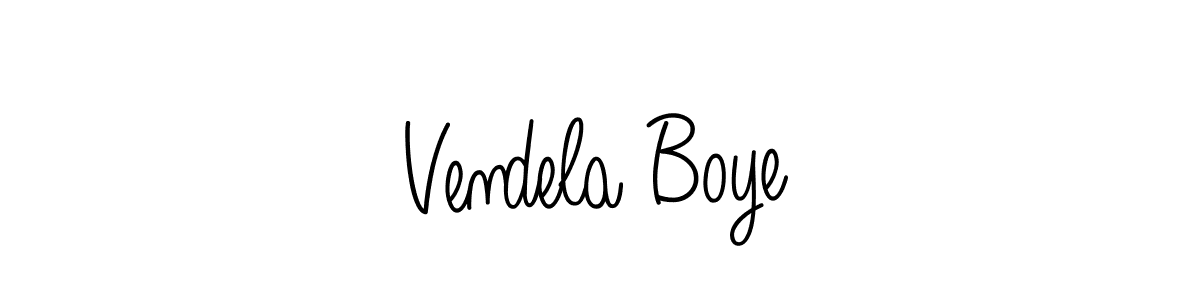 Similarly Angelique-Rose-font-FFP is the best handwritten signature design. Signature creator online .You can use it as an online autograph creator for name Vendela Boye. Vendela Boye signature style 5 images and pictures png