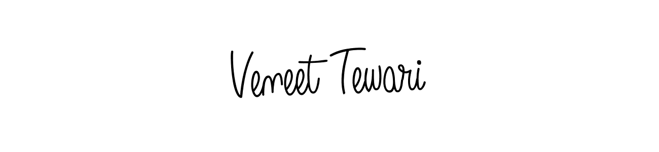 Create a beautiful signature design for name Veneet Tewari. With this signature (Angelique-Rose-font-FFP) fonts, you can make a handwritten signature for free. Veneet Tewari signature style 5 images and pictures png