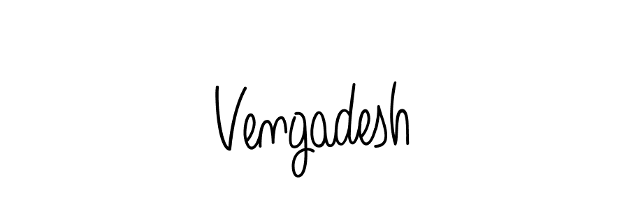 How to make Vengadesh name signature. Use Angelique-Rose-font-FFP style for creating short signs online. This is the latest handwritten sign. Vengadesh signature style 5 images and pictures png