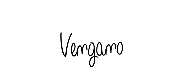 How to make Vengano name signature. Use Angelique-Rose-font-FFP style for creating short signs online. This is the latest handwritten sign. Vengano signature style 5 images and pictures png