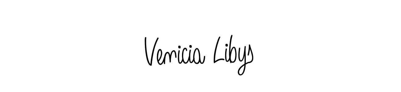 How to make Venicia Libys signature? Angelique-Rose-font-FFP is a professional autograph style. Create handwritten signature for Venicia Libys name. Venicia Libys signature style 5 images and pictures png