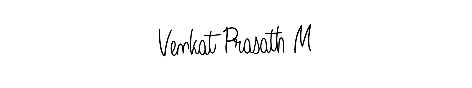 Create a beautiful signature design for name Venkat Prasath M. With this signature (Angelique-Rose-font-FFP) fonts, you can make a handwritten signature for free. Venkat Prasath M signature style 5 images and pictures png
