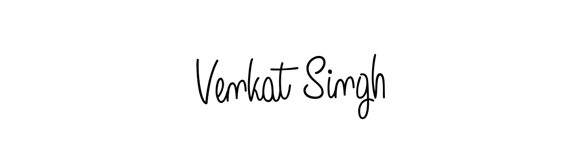Design your own signature with our free online signature maker. With this signature software, you can create a handwritten (Angelique-Rose-font-FFP) signature for name Venkat Singh. Venkat Singh signature style 5 images and pictures png
