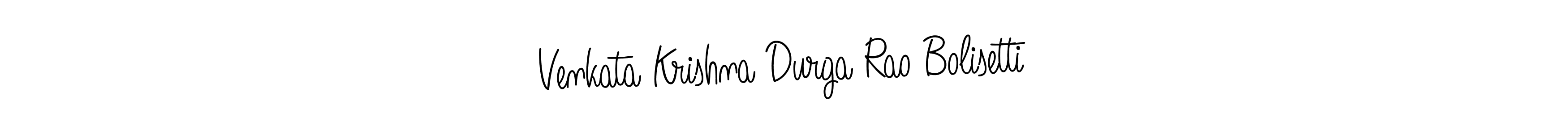 Here are the top 10 professional signature styles for the name Venkata Krishna Durga Rao Bolisetti. These are the best autograph styles you can use for your name. Venkata Krishna Durga Rao Bolisetti signature style 5 images and pictures png