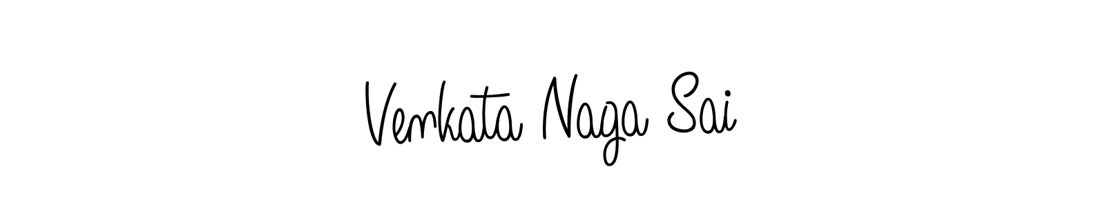 Use a signature maker to create a handwritten signature online. With this signature software, you can design (Angelique-Rose-font-FFP) your own signature for name Venkata Naga Sai. Venkata Naga Sai signature style 5 images and pictures png