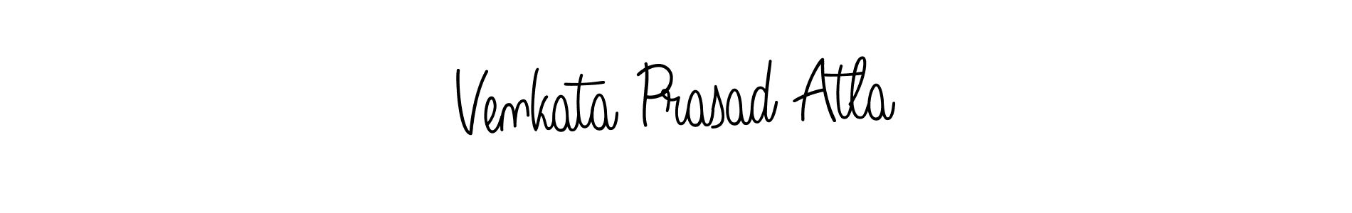 Use a signature maker to create a handwritten signature online. With this signature software, you can design (Angelique-Rose-font-FFP) your own signature for name Venkata Prasad Atla. Venkata Prasad Atla signature style 5 images and pictures png