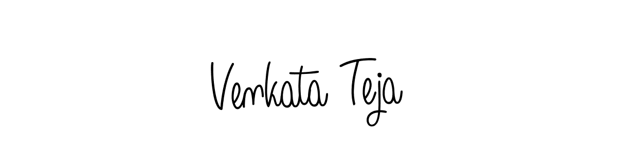 How to Draw Venkata Teja signature style? Angelique-Rose-font-FFP is a latest design signature styles for name Venkata Teja. Venkata Teja signature style 5 images and pictures png