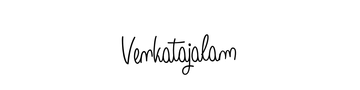 Design your own signature with our free online signature maker. With this signature software, you can create a handwritten (Angelique-Rose-font-FFP) signature for name Venkatajalam. Venkatajalam signature style 5 images and pictures png