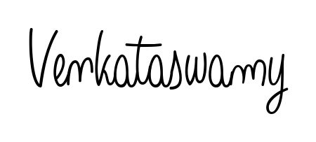 Practice writing Venkataswamy with the flow of Angelique-Rose-font-FFP lettering. A fantastic source of inspiration for developing your personal signature style. Venkataswamy signature style 5 images and pictures png