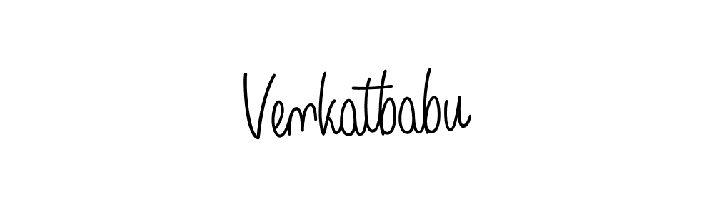 Create a beautiful signature design for name Venkatbabu. With this signature (Angelique-Rose-font-FFP) fonts, you can make a handwritten signature for free. Venkatbabu signature style 5 images and pictures png
