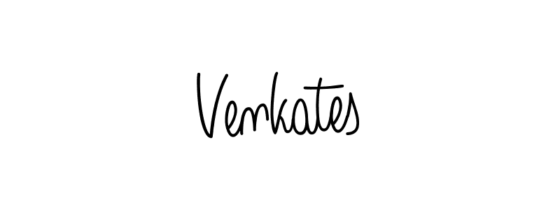 You should practise on your own different ways (Angelique-Rose-font-FFP) to write your name (Venkates) in signature. don't let someone else do it for you. Venkates signature style 5 images and pictures png