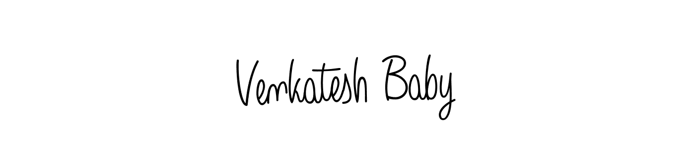 Also we have Venkatesh Baby name is the best signature style. Create professional handwritten signature collection using Angelique-Rose-font-FFP autograph style. Venkatesh Baby signature style 5 images and pictures png