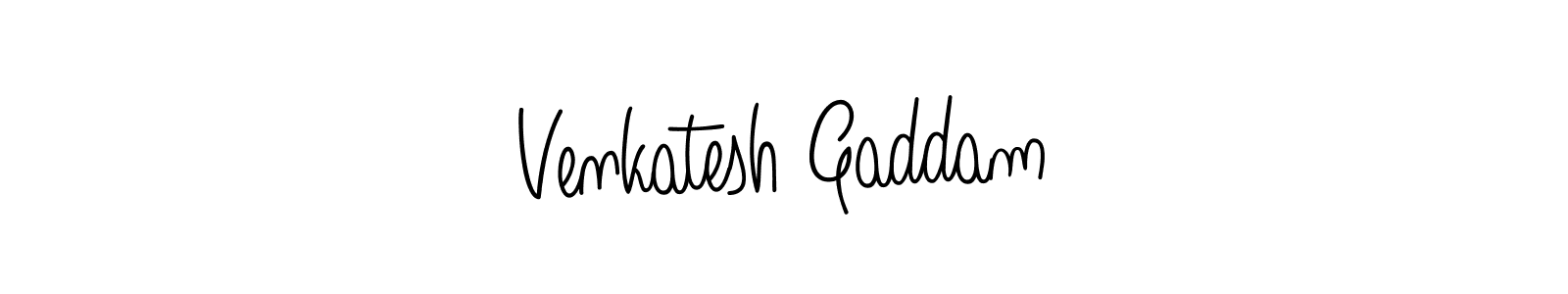 Also we have Venkatesh Gaddam name is the best signature style. Create professional handwritten signature collection using Angelique-Rose-font-FFP autograph style. Venkatesh Gaddam signature style 5 images and pictures png