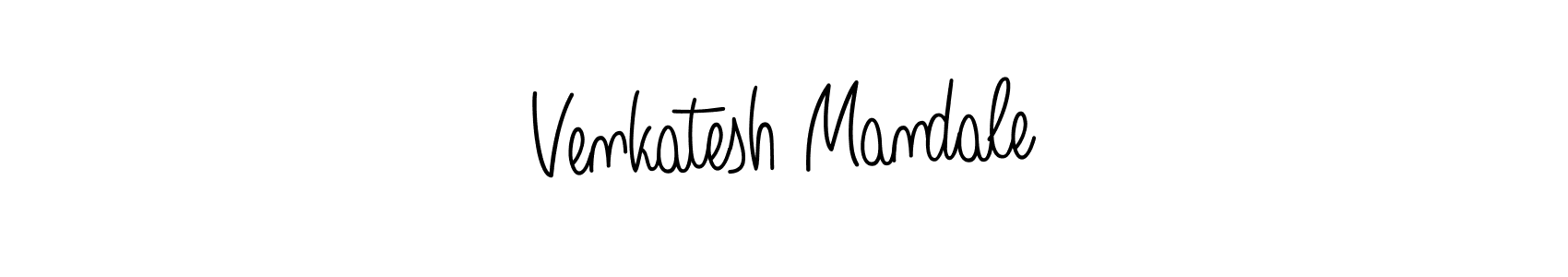 Design your own signature with our free online signature maker. With this signature software, you can create a handwritten (Angelique-Rose-font-FFP) signature for name Venkatesh Mandale. Venkatesh Mandale signature style 5 images and pictures png