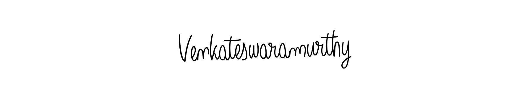 Make a beautiful signature design for name Venkateswaramurthy. With this signature (Angelique-Rose-font-FFP) style, you can create a handwritten signature for free. Venkateswaramurthy signature style 5 images and pictures png