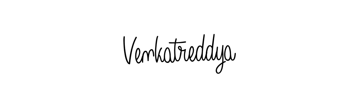 Design your own signature with our free online signature maker. With this signature software, you can create a handwritten (Angelique-Rose-font-FFP) signature for name Venkatreddya. Venkatreddya signature style 5 images and pictures png