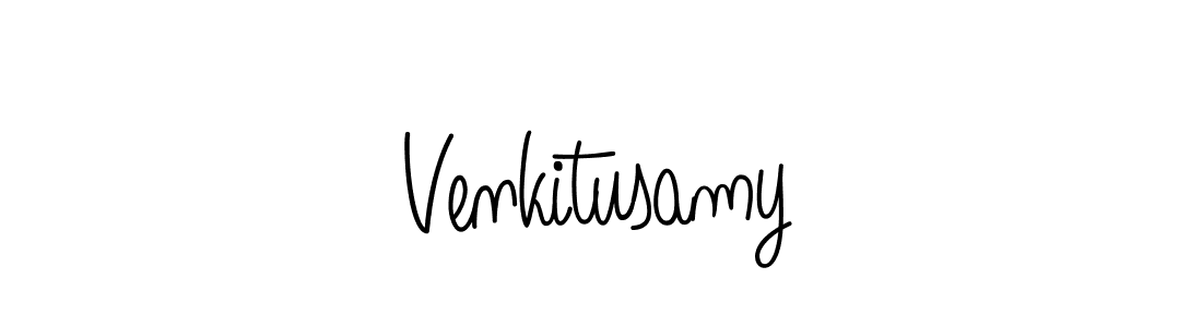 Make a beautiful signature design for name Venkitusamy. With this signature (Angelique-Rose-font-FFP) style, you can create a handwritten signature for free. Venkitusamy signature style 5 images and pictures png