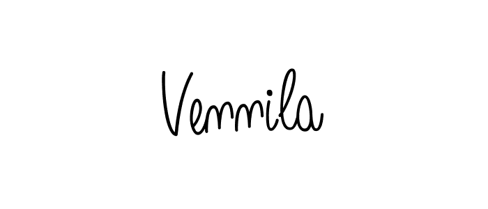Make a beautiful signature design for name Vennila. Use this online signature maker to create a handwritten signature for free. Vennila signature style 5 images and pictures png