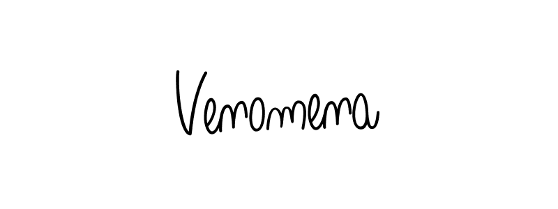 Create a beautiful signature design for name Venomena. With this signature (Angelique-Rose-font-FFP) fonts, you can make a handwritten signature for free. Venomena signature style 5 images and pictures png