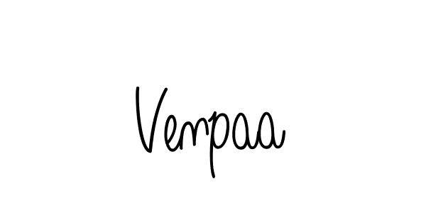 You should practise on your own different ways (Angelique-Rose-font-FFP) to write your name (Venpaa) in signature. don't let someone else do it for you. Venpaa signature style 5 images and pictures png