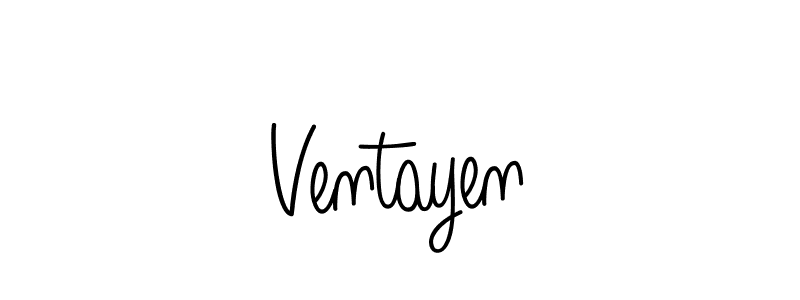 The best way (Angelique-Rose-font-FFP) to make a short signature is to pick only two or three words in your name. The name Ventayen include a total of six letters. For converting this name. Ventayen signature style 5 images and pictures png