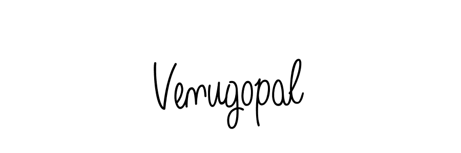 You should practise on your own different ways (Angelique-Rose-font-FFP) to write your name (Venugopal) in signature. don't let someone else do it for you. Venugopal signature style 5 images and pictures png