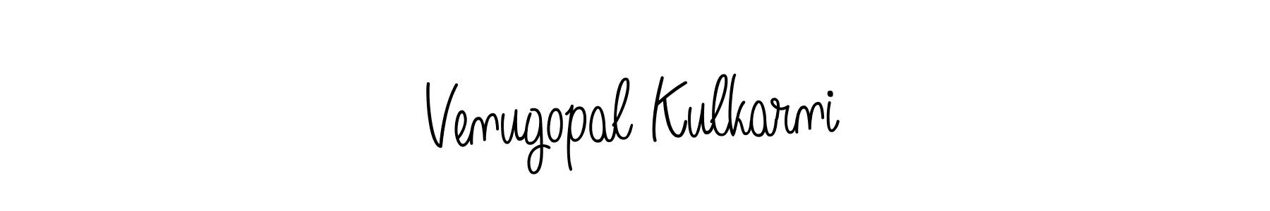 Also we have Venugopal Kulkarni name is the best signature style. Create professional handwritten signature collection using Angelique-Rose-font-FFP autograph style. Venugopal Kulkarni signature style 5 images and pictures png