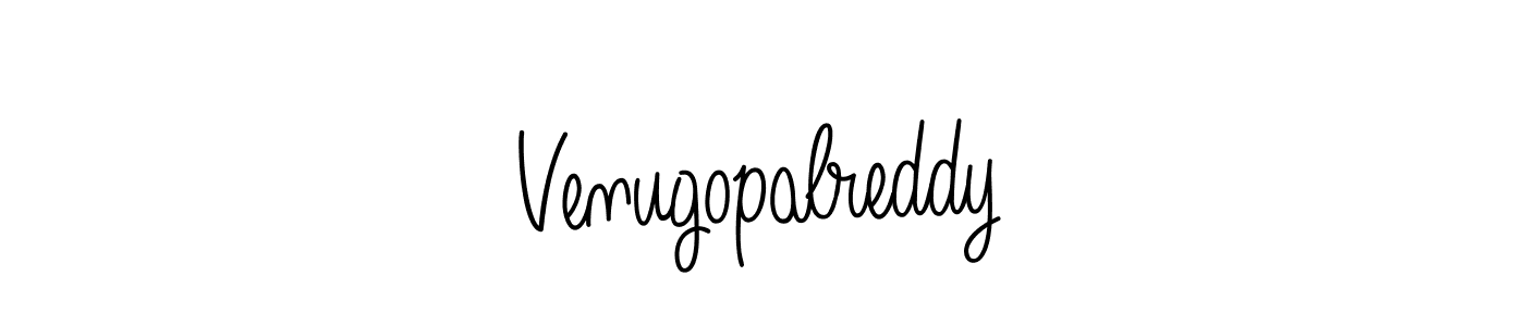 The best way (Angelique-Rose-font-FFP) to make a short signature is to pick only two or three words in your name. The name Venugopalreddy include a total of six letters. For converting this name. Venugopalreddy signature style 5 images and pictures png