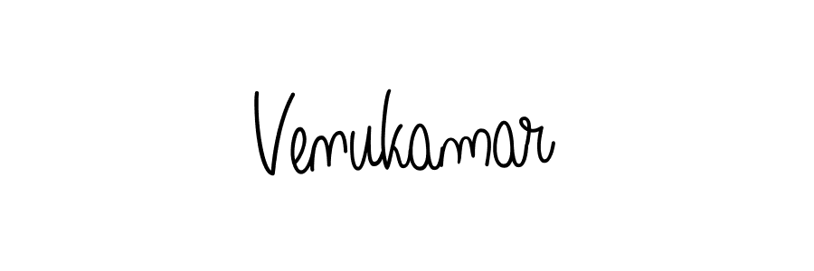 Venukamar stylish signature style. Best Handwritten Sign (Angelique-Rose-font-FFP) for my name. Handwritten Signature Collection Ideas for my name Venukamar. Venukamar signature style 5 images and pictures png