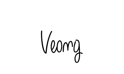 You should practise on your own different ways (Angelique-Rose-font-FFP) to write your name (Veong) in signature. don't let someone else do it for you. Veong signature style 5 images and pictures png