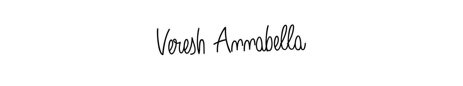 How to make Veresh Annabella signature? Angelique-Rose-font-FFP is a professional autograph style. Create handwritten signature for Veresh Annabella name. Veresh Annabella signature style 5 images and pictures png