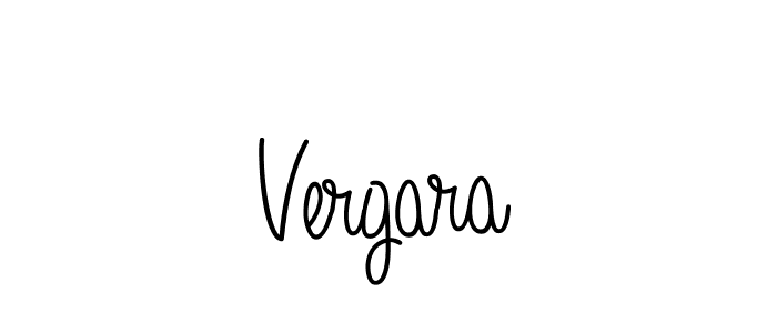 Also we have Vergara name is the best signature style. Create professional handwritten signature collection using Angelique-Rose-font-FFP autograph style. Vergara signature style 5 images and pictures png