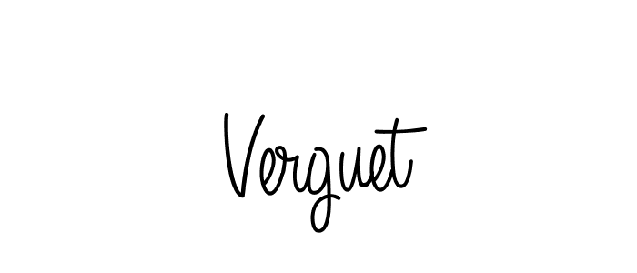 Also we have Verguet name is the best signature style. Create professional handwritten signature collection using Angelique-Rose-font-FFP autograph style. Verguet signature style 5 images and pictures png