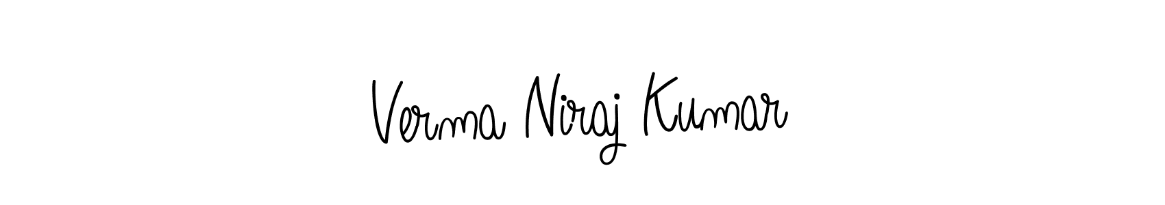 How to Draw Verma Niraj Kumar signature style? Angelique-Rose-font-FFP is a latest design signature styles for name Verma Niraj Kumar. Verma Niraj Kumar signature style 5 images and pictures png