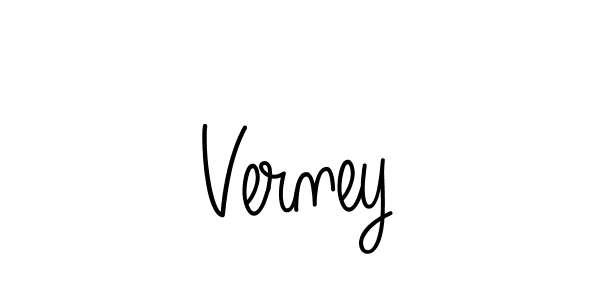 Use a signature maker to create a handwritten signature online. With this signature software, you can design (Angelique-Rose-font-FFP) your own signature for name Verney. Verney signature style 5 images and pictures png