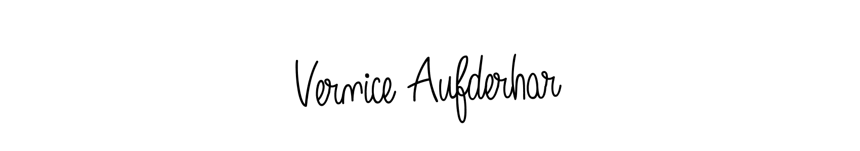 Make a short Vernice Aufderhar signature style. Manage your documents anywhere anytime using Angelique-Rose-font-FFP. Create and add eSignatures, submit forms, share and send files easily. Vernice Aufderhar signature style 5 images and pictures png