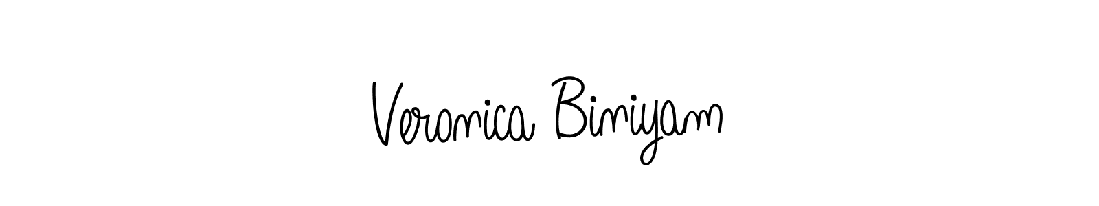 Make a beautiful signature design for name Veronica Biniyam. Use this online signature maker to create a handwritten signature for free. Veronica Biniyam signature style 5 images and pictures png