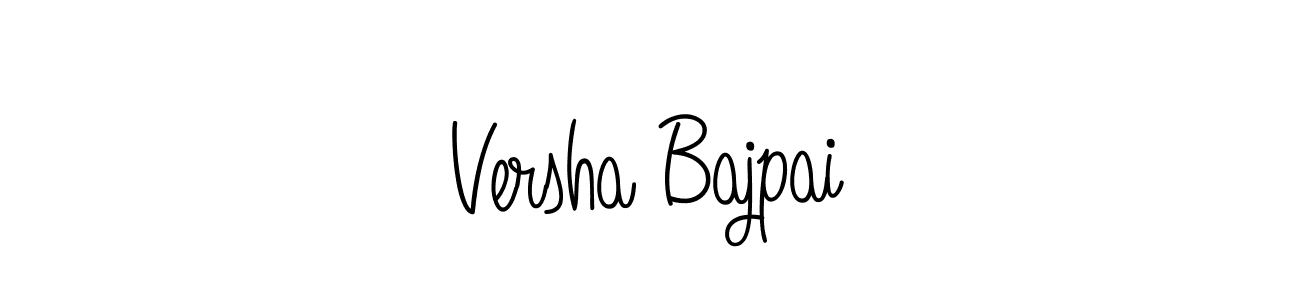 Here are the top 10 professional signature styles for the name Versha Bajpai. These are the best autograph styles you can use for your name. Versha Bajpai signature style 5 images and pictures png