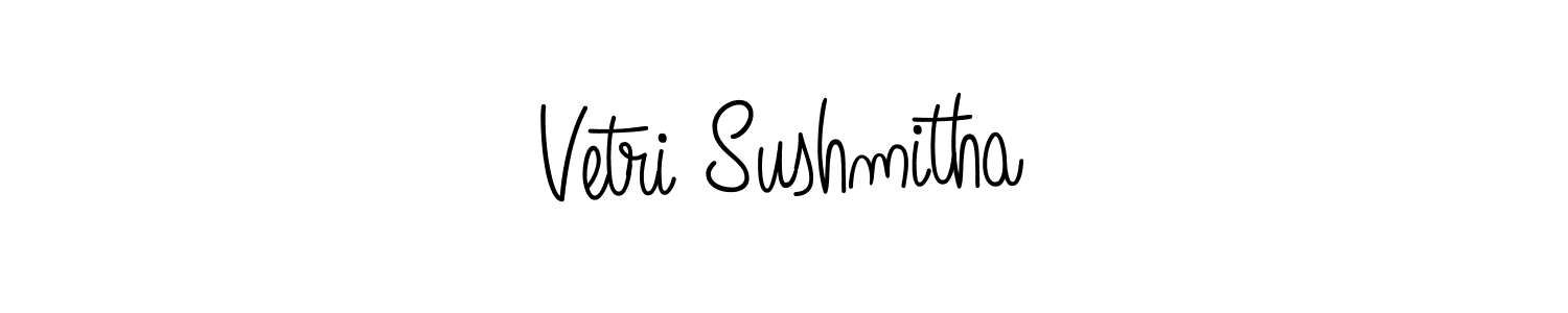 Also we have Vetri Sushmitha name is the best signature style. Create professional handwritten signature collection using Angelique-Rose-font-FFP autograph style. Vetri Sushmitha signature style 5 images and pictures png