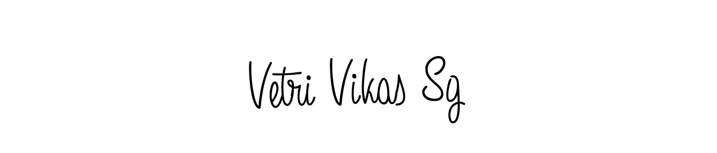 Make a short Vetri Vikas Sg signature style. Manage your documents anywhere anytime using Angelique-Rose-font-FFP. Create and add eSignatures, submit forms, share and send files easily. Vetri Vikas Sg signature style 5 images and pictures png