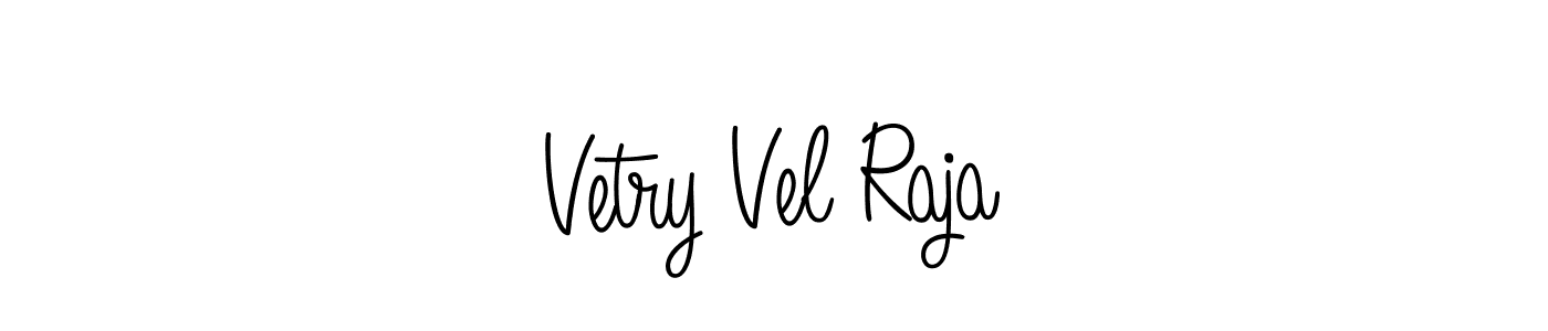 Make a short Vetry Vel Raja signature style. Manage your documents anywhere anytime using Angelique-Rose-font-FFP. Create and add eSignatures, submit forms, share and send files easily. Vetry Vel Raja signature style 5 images and pictures png