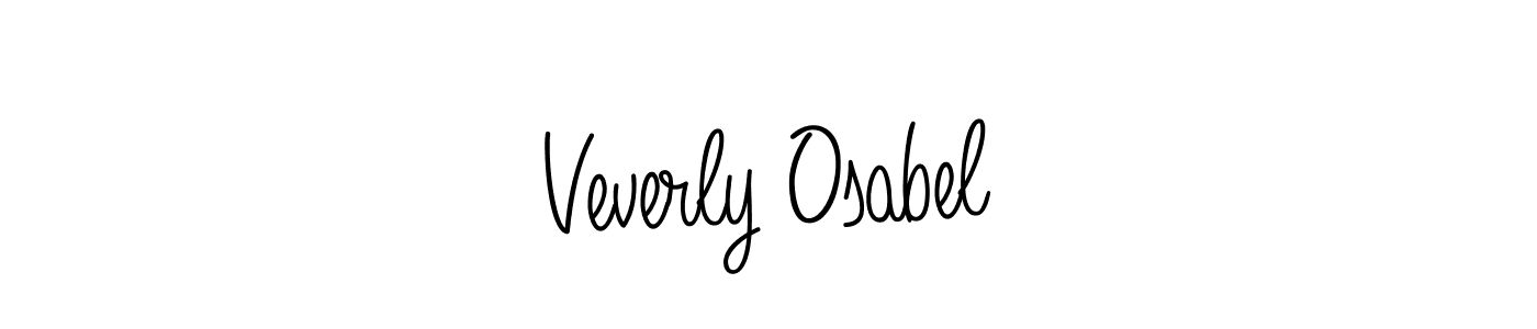 This is the best signature style for the Veverly Osabel name. Also you like these signature font (Angelique-Rose-font-FFP). Mix name signature. Veverly Osabel signature style 5 images and pictures png