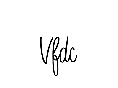 How to Draw Vfdc signature style? Angelique-Rose-font-FFP is a latest design signature styles for name Vfdc. Vfdc signature style 5 images and pictures png