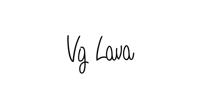 You should practise on your own different ways (Angelique-Rose-font-FFP) to write your name (Vg Lava) in signature. don't let someone else do it for you. Vg Lava signature style 5 images and pictures png