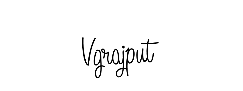 if you are searching for the best signature style for your name Vgrajput. so please give up your signature search. here we have designed multiple signature styles  using Angelique-Rose-font-FFP. Vgrajput signature style 5 images and pictures png