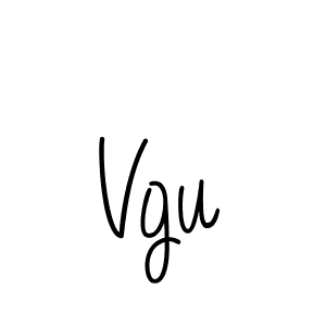 How to make Vgu name signature. Use Angelique-Rose-font-FFP style for creating short signs online. This is the latest handwritten sign. Vgu signature style 5 images and pictures png