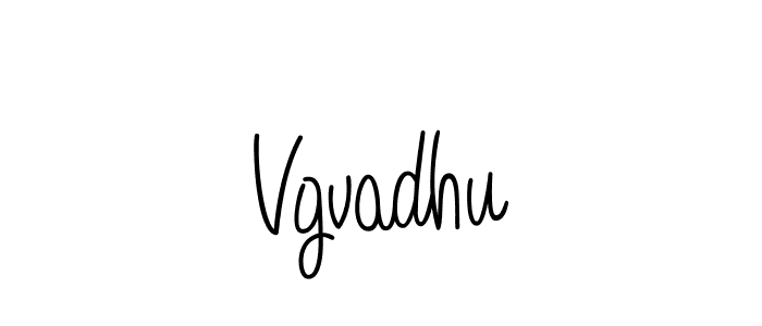 Angelique-Rose-font-FFP is a professional signature style that is perfect for those who want to add a touch of class to their signature. It is also a great choice for those who want to make their signature more unique. Get Vgvadhu name to fancy signature for free. Vgvadhu signature style 5 images and pictures png